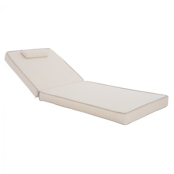 Sunbed Cushion Textline Sifnos Beige FK11237.60T 198(119+1+78)x70x10cm