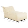 Pouf Bloom Waterproof FK5111.11 Beige 106x70x61cm Pouf Bloom Waterproof FK5111.11 Beige 106x70x61cm