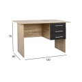 Office desk Melamine FK2029.04 with 3 drawers Sonama-Grey 120x60x76cm Office desk Melamine FK2029.04 with 3 drawers Sonama-Grey 120x60x76cm