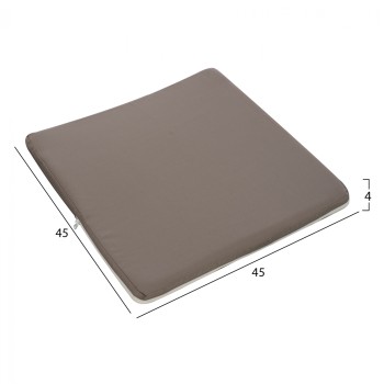 Pillow for chair Polyester Chios Grey FK11240.10P 45x45x3cm Pillow for chair Polyester Chios Grey FK11240.10P 45x45x3cm