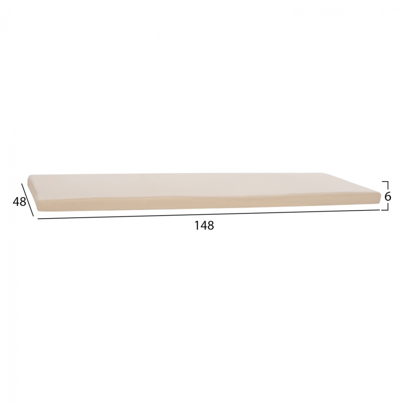 Pillow for bence Polyester Chios Beige FK11242.01P 149x48x5 Pillow for bence Polyester Chios Beige FK11242.01P 149x48x5