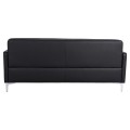 Sofa 3 seater Nellie FK3159.31 with black PU 163x71x71cm Sofa 3 seater Nellie FK3159.31 with black PU 163x71x71cm