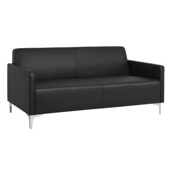 Sofa 3 seater Nellie FK3159.31 with black PU 163x71x71cm