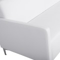 Sofa 3 seater Nellie FK3159.32 with white PU 163x71x71cm Sofa 3 seater Nellie FK3159.32 with white PU 163x71x71cm