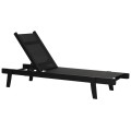 Professional Sunbed Beech wood Creta Black & Black Fabric FK11340.02 202,5x66,5x30,5 cm Professional Sunbed Beech wood Creta Black & Black Fabric FK11340.02 202,5x66,5x30,5 cm