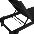 Professional Sunbed Beech wood Creta Black & Black Fabric FK11340.02 202,5x66,5x30,5 cm Professional Sunbed Beech wood Creta Black & Black Fabric FK11340.02 202,5x66,5x30,5 cm