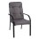 Metallic armchair Endika FK5680.01 Grey color with pillow 60x71x105cm