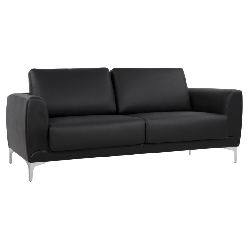 Set Living Room 2 pieces Kenzie with black PU FK11284.01 Set Living Room 2 pieces Kenzie with black PU FK11284.01