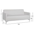 Set 2 pieces Sofa 3 & 2 seater Nellie FK11274.02 White color Set 2 pieces Sofa 3 & 2 seater Nellie FK11274.02 White color