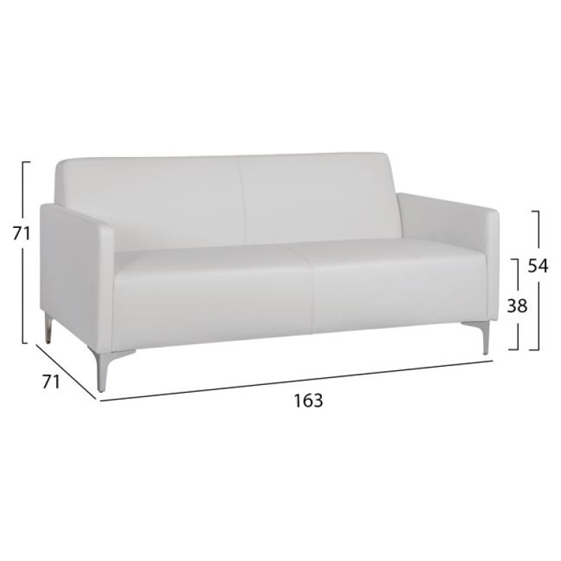 Set 2 pieces Sofa 3 & 2 seater Nellie FK11274.02 White color Set 2 pieces Sofa 3 & 2 seater Nellie FK11274.02 White color