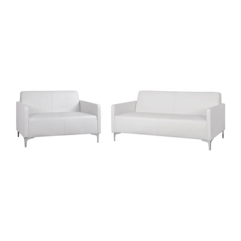 Set 2 pieces Sofa 3 & 2 seater Nellie FK11274.02 White color Set 2 pieces Sofa 3 & 2 seater Nellie FK11274.02 White color