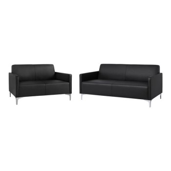 Ser 2 pieces Sofa 3 & 2 Seater Nellie FK11274.01 Black color