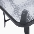 Set 5 pieces Metallic Table & Folding grey chairs FK10558.01 Set 5 pieces Metallic Table & Folding grey chairs FK10558.01