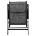 Set 5 pieces Metallic Table & Folding grey chairs FK10558.01 Set 5 pieces Metallic Table & Folding grey chairs FK10558.01