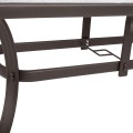 Set 5 pieces Metallic Table & Folding chairs Brown FK10558.02 Set 5 pieces Metallic Table & Folding chairs Brown FK10558.02