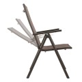 Set 5 pieces Metallic Table & Folding chairs Brown FK10558.02 Set 5 pieces Metallic Table & Folding chairs Brown FK10558.02