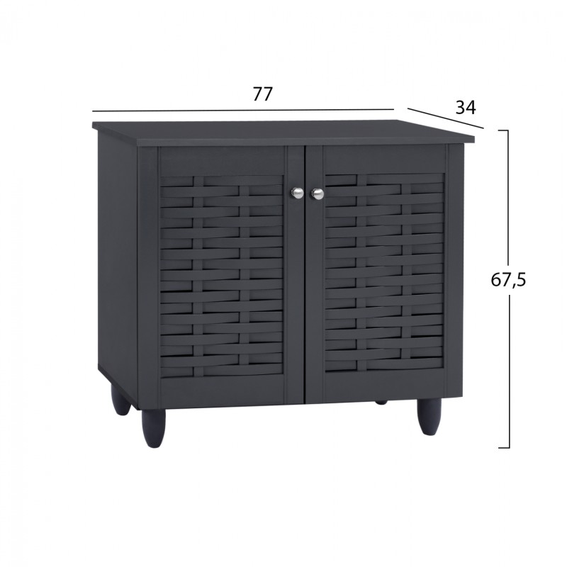 Shoe Cabinet Wooden FK2208.10 Grey 77x34x67.5cm Shoe Cabinet Wooden FK2208.10 Grey 77x34x67.5cm