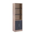 Melamine bookcase ENSLEY FK2027.04 sonama-GREY 60x30x180 Melamine bookcase ENSLEY FK2027.04 sonama-GREY 60x30x180
