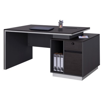 Professional Office with Right closet Rosewood FK2113R 180x80x76cm