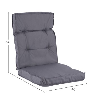 Fabric Pillow with Grey back 100x46x7 FK5745.10
