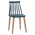 Dining Chair FK8052.05 Vanessa Blue with metallic legs 43x41x82,5 cm. Dining Chair FK8052.05 Vanessa Blue with metallic legs 43x41x82,5 cm.