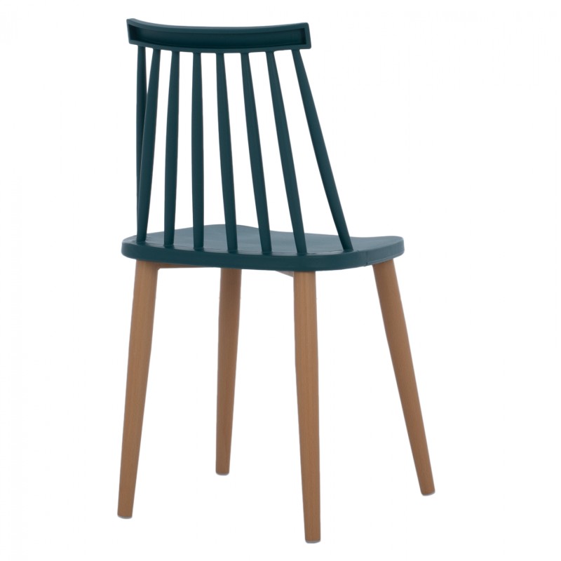 Dining Chair FK8052.05 Vanessa Blue with metallic legs 43x41x82,5 cm. Dining Chair FK8052.05 Vanessa Blue with metallic legs 43x41x82,5 cm.