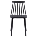 Dining Chair FK8052.12 Vanessa Black with metallic black legs 43x46,5x82 cm. Dining Chair FK8052.12 Vanessa Black with metallic black legs 43x46,5x82 cm.