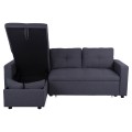 Corner Sofa Bed Wayne 224x147x85 FK3028.11 Grey Fabric Corner Sofa Bed Wayne 224x147x85 FK3028.11 Grey Fabric