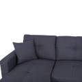 Corner Sofa Bed Wayne 224x147x85 FK3028.11 Grey Fabric Corner Sofa Bed Wayne 224x147x85 FK3028.11 Grey Fabric