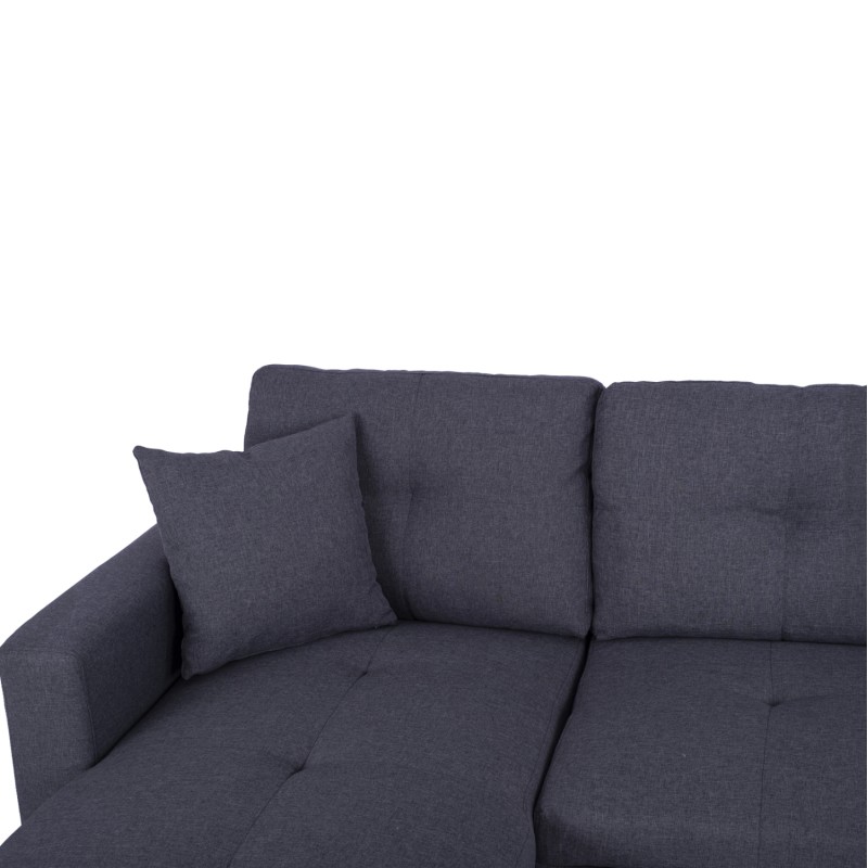 Corner Sofa Bed Wayne 224x147x85 FK3028.11 Grey Fabric Corner Sofa Bed Wayne 224x147x85 FK3028.11 Grey Fabric