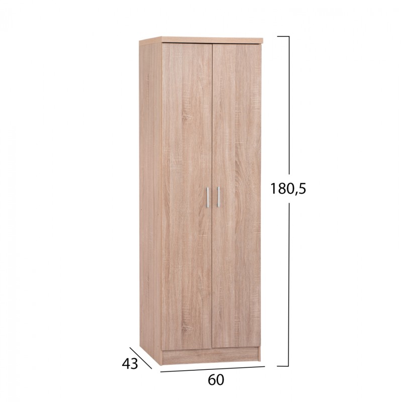 Shoe Cabinet Wooden with 6 shelves 60x43x180.50 Sonama FK2379.02 Shoe Cabinet Wooden with 6 shelves 60x43x180.50 Sonama FK2379.02