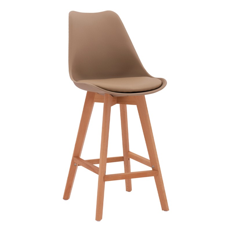 Bar Stool Vegas FK8000.45 Cappuccino color 48x58x105 cm Bar Stool Vegas FK8000.45 Cappuccino color 48x58x105 cm