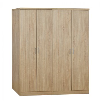Set 2 pieces Wardrobe 4 leaf Sonama 160x42x181 FK11352.02