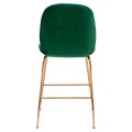 Bar Stool Middle Height Nora FK8524.03 Velvet Cyppress Green & Gold metallic Frame 52x61,5x103 cm. Bar Stool Middle Height Nora FK8524.03 Velvet Cyppress Green & Gold metallic Frame 52x61,5x103 cm.