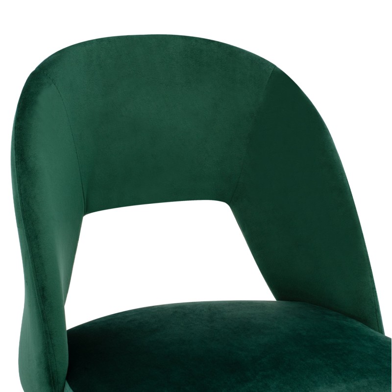 Bar Stool Harper FK8526.03 Velvet Cypress Green with metallic frame 50x51x111cm Bar Stool Harper FK8526.03 Velvet Cypress Green with metallic frame 50x51x111cm