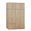 WARDROBE 4-LEAF WITH LOFT & DRAWERS JENNA FK11355.02 MELAMINE IN SONAMA 160x42x241Hcm