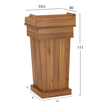 Speaker Stand Supreme Honey Oak FK2378 59,5x40x111cm Speaker Stand Supreme Honey Oak FK2378 59,5x40x111cm