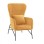 DANIA Armchair, Velvet Gold, metal black leg FK8721.09 67x80x102 cm.