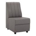 Armchair Landon FK3162.10, Grey PU, 51x66x93 cm. Armchair Landon FK3162.10, Grey PU, 51x66x93 cm.