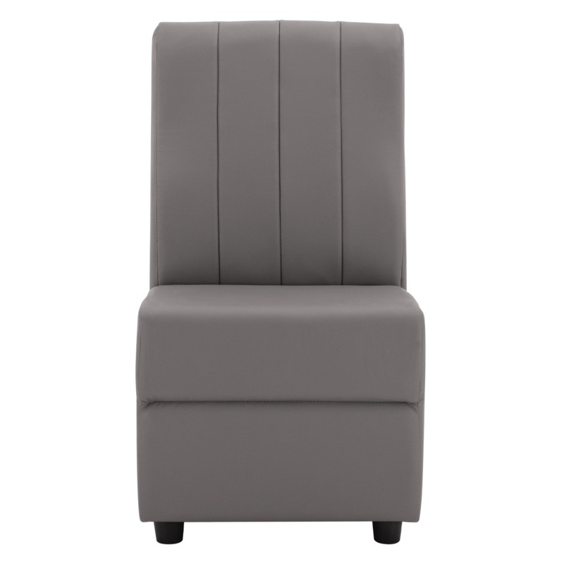 Armchair Landon FK3162.10, Grey PU, 51x66x93 cm. Armchair Landon FK3162.10, Grey PU, 51x66x93 cm.