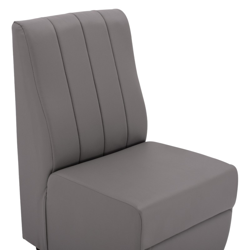 Armchair Landon FK3162.10, Grey PU, 51x66x93 cm. Armchair Landon FK3162.10, Grey PU, 51x66x93 cm.