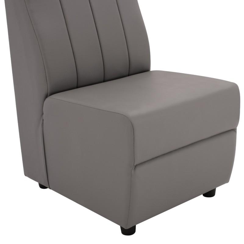 Armchair Landon FK3162.10, Grey PU, 51x66x93 cm. Armchair Landon FK3162.10, Grey PU, 51x66x93 cm.