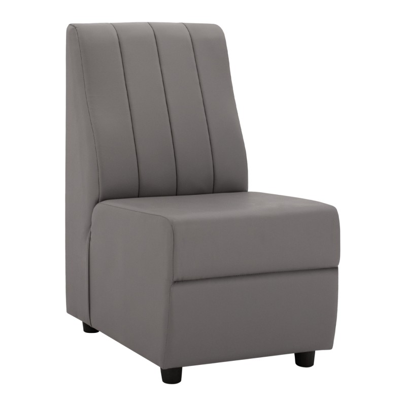 Armchair Landon FK3162.10, Grey PU, 51x66x93 cm. Armchair Landon FK3162.10, Grey PU, 51x66x93 cm.
