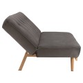 Sofa Bed 3 seater from velvet grey FK3168.01 193x85x88cm Sofa Bed 3 seater from velvet grey FK3168.01 193x85x88cm