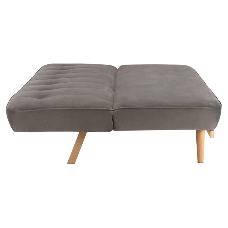 Sofa Bed 3 seater from velvet grey FK3168.01 193x85x88cm Sofa Bed 3 seater from velvet grey FK3168.01 193x85x88cm