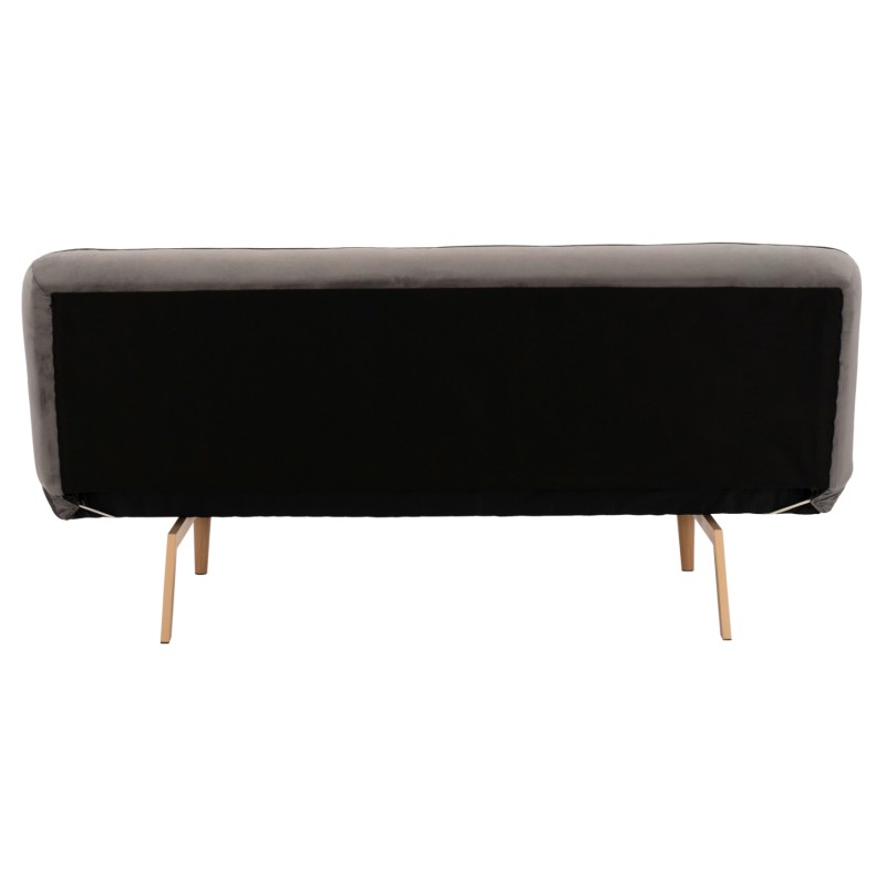 Sofa Bed 3 seater from velvet grey FK3168.01 193x85x88cm Sofa Bed 3 seater from velvet grey FK3168.01 193x85x88cm