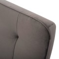 Sofa Bed 3 seater from velvet grey FK3168.01 193x85x88cm Sofa Bed 3 seater from velvet grey FK3168.01 193x85x88cm
