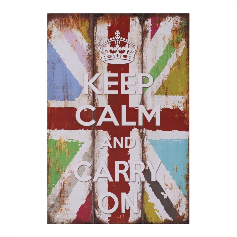 Canvas Keep Calm FK7154.03 60X90X2.5 cm. Canvas Keep Calm FK7154.03 60X90X2.5 cm.