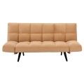 Sofa Bed 3 Seater Velvet Beige FK3167.07 182x80x88cm Sofa Bed 3 Seater Velvet Beige FK3167.07 182x80x88cm
