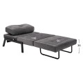 FK3078.11 Armchair Bed, velvet grey, 95x92x66cm FK3078.11 Armchair Bed, velvet grey, 95x92x66cm